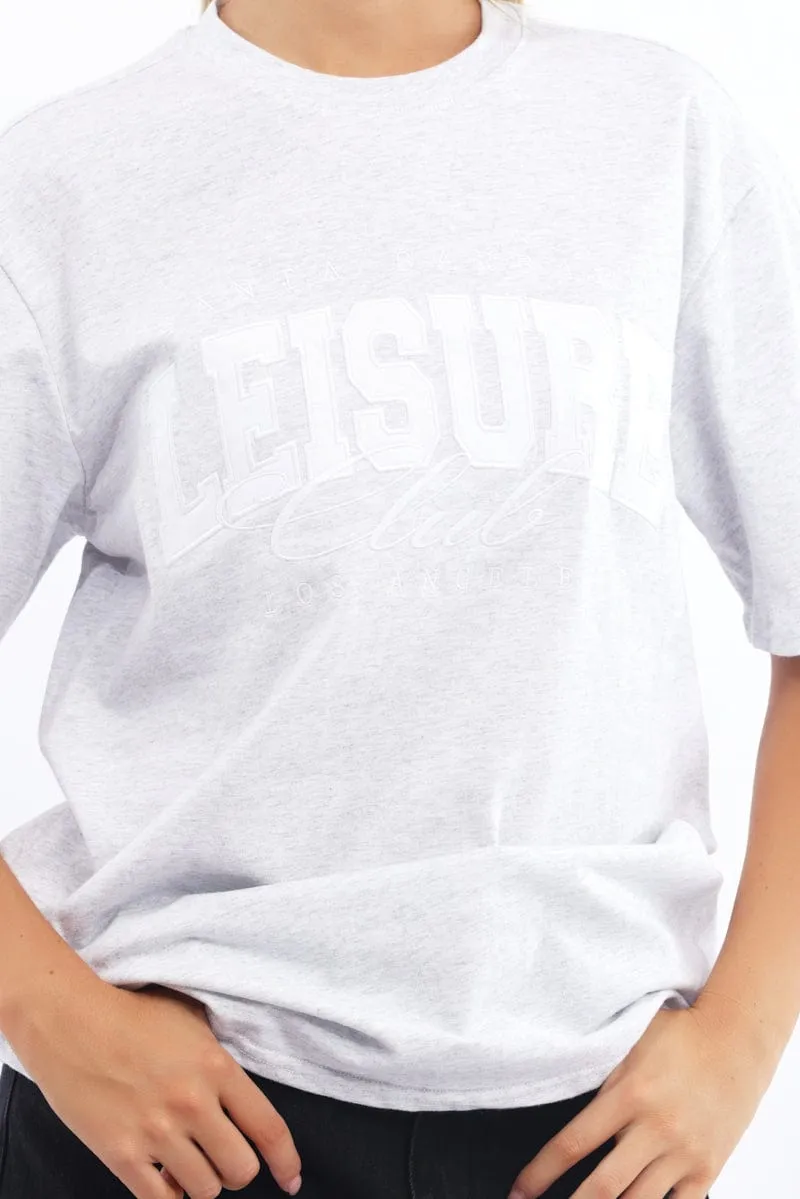 Grey Graphic Tee Short Sleeve sold by Ally Fashion product image thumbnail 5