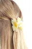 Yellow Sakura Flower Hair Claw Clip sold by Ally Fashion