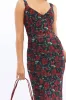 Black Floral Bodycon Dress Mesh sold by Ally Fashion