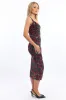 Black Floral Bodycon Dress Mesh sold by Ally Fashion