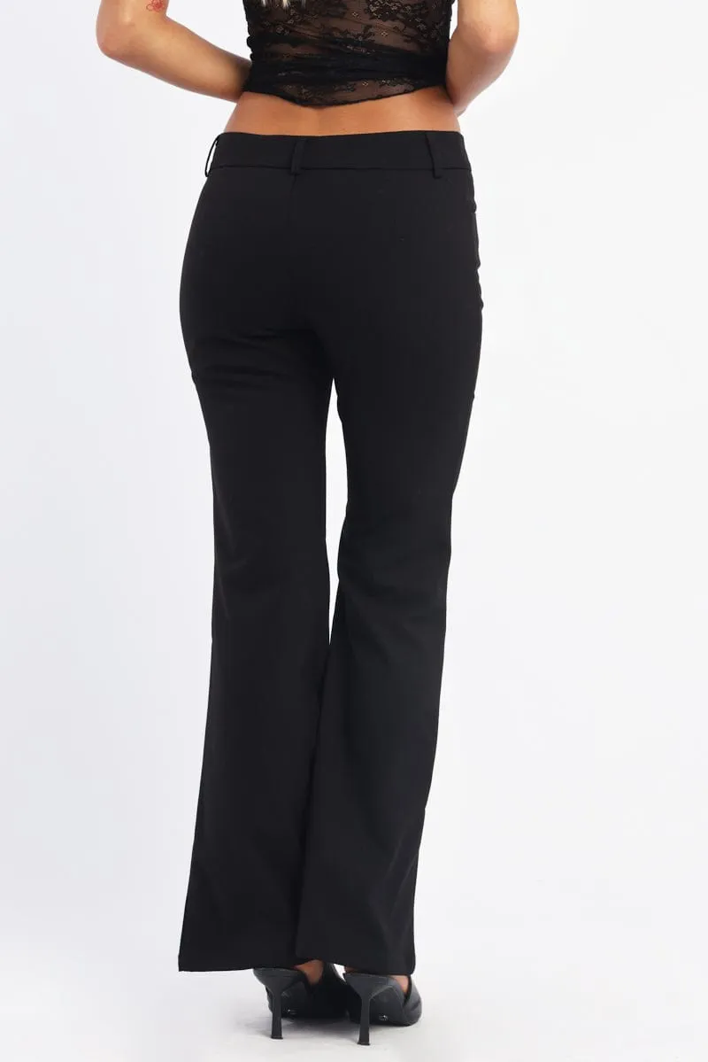 Black Flare Leg Pants sold by Ally Fashion product image thumbnail 4