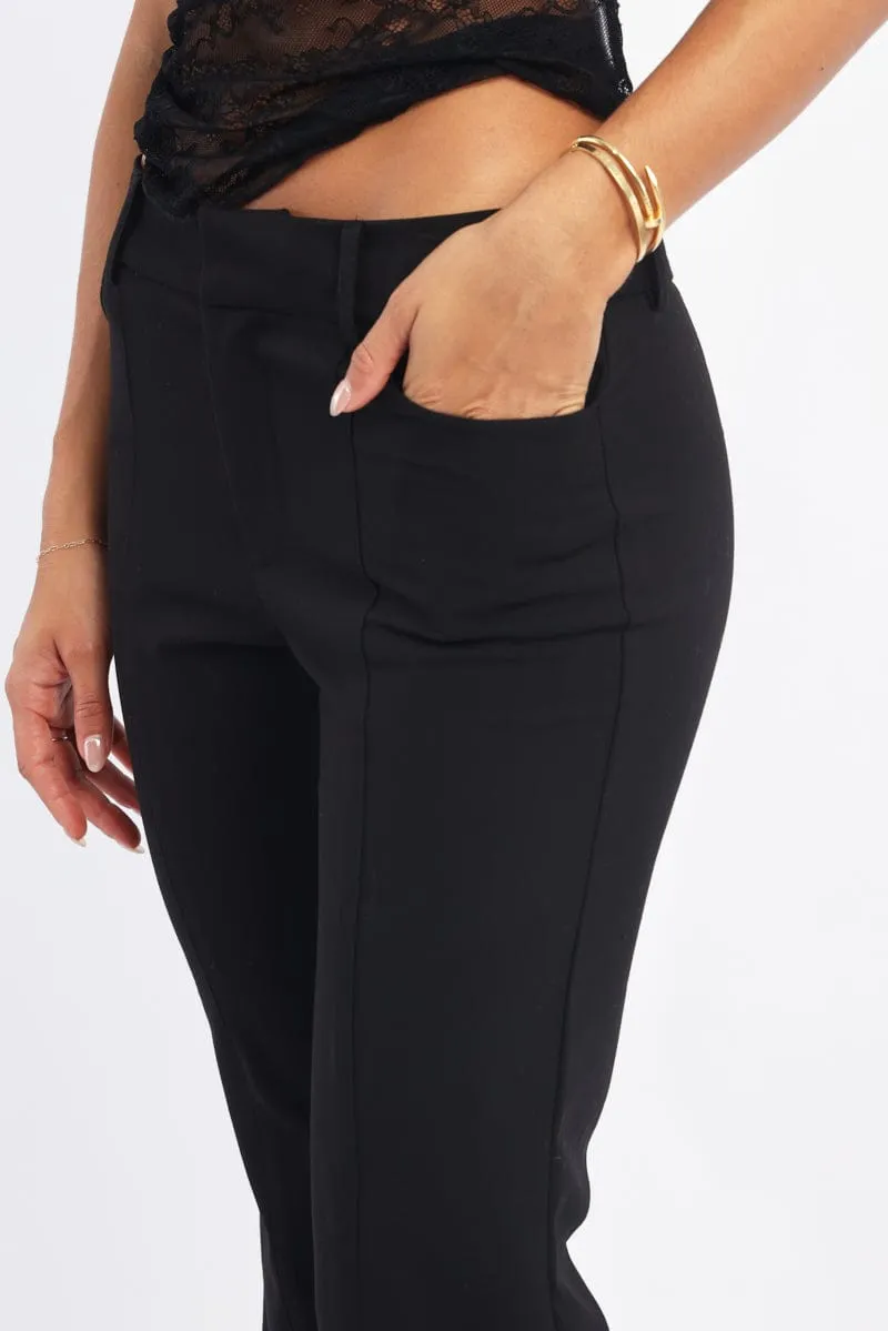 Black Flare Leg Pants sold by Ally Fashion product image thumbnail 5