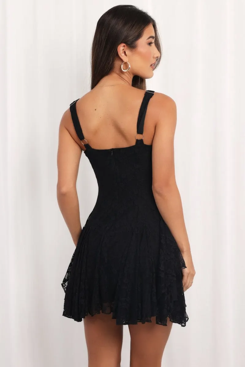 Black Mini Dress Lace sold by Ally Fashion product image thumbnail 4