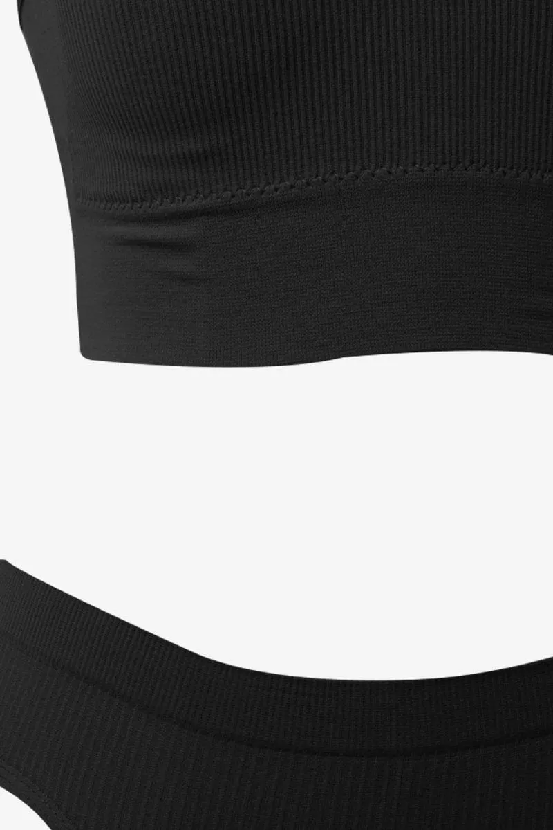 Black Seamless Lingerie Set sold by Ally Fashion product image thumbnail 3