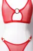 Red Ring Linked Mesh Lingerie Set sold by Ally Fashion