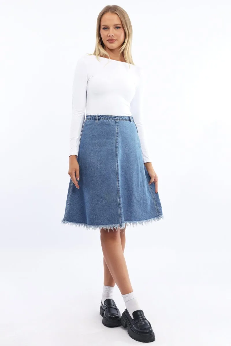 White Supersoft Fleece Top Long Sleeve sold by Ally Fashion product image thumbnail 2