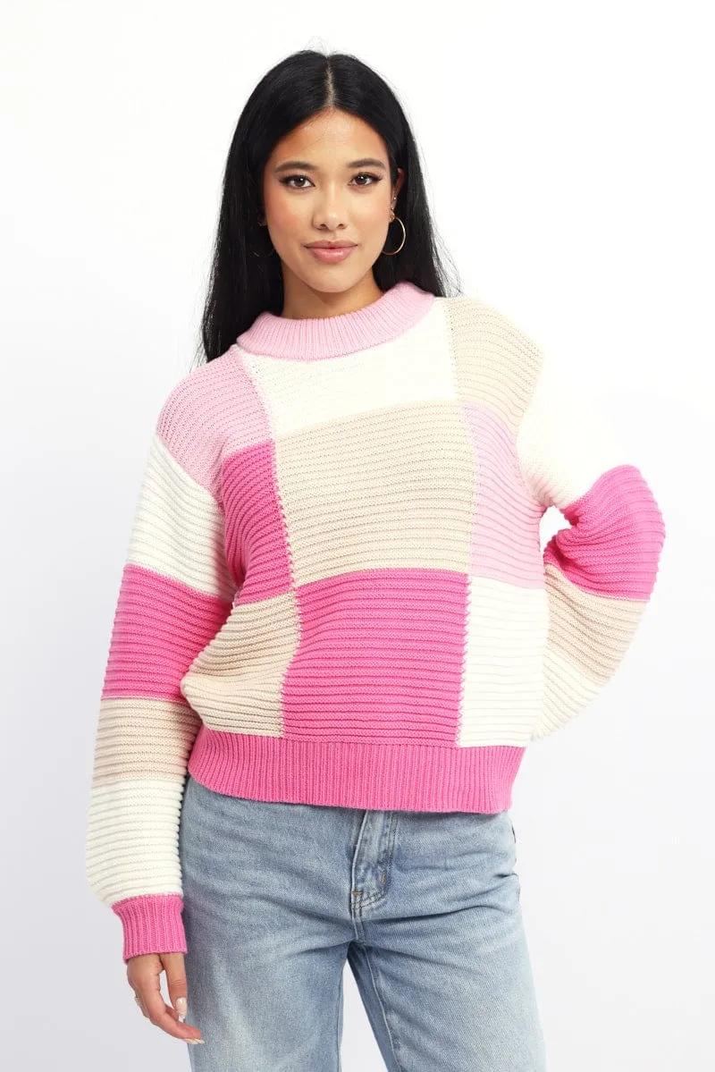 Multi Check Knit sold by Ally Fashion