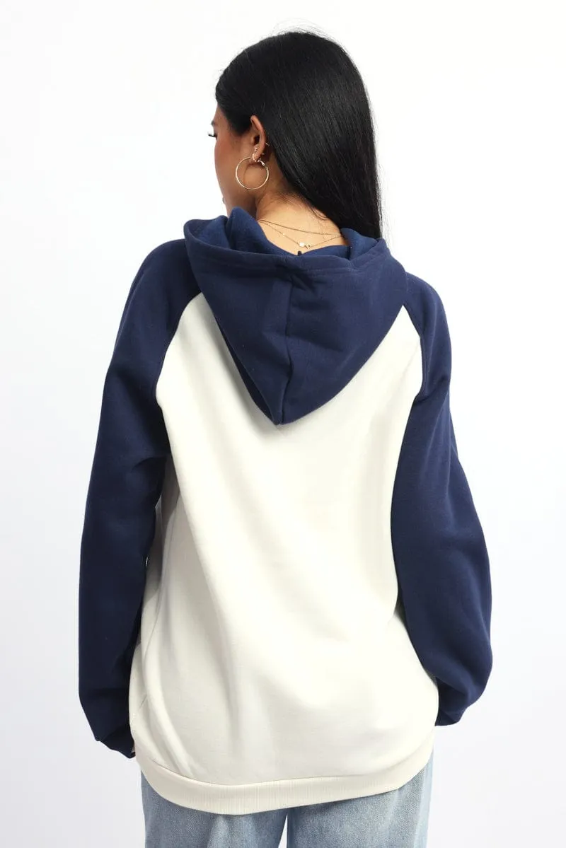 Blue Graphic Sweater Hoodie sold by Ally Fashion product image thumbnail 4