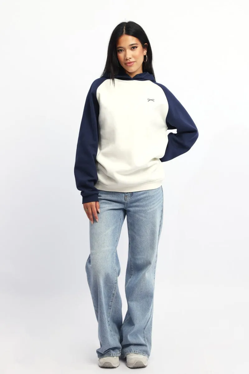 Blue Graphic Sweater Hoodie sold by Ally Fashion product image thumbnail 2
