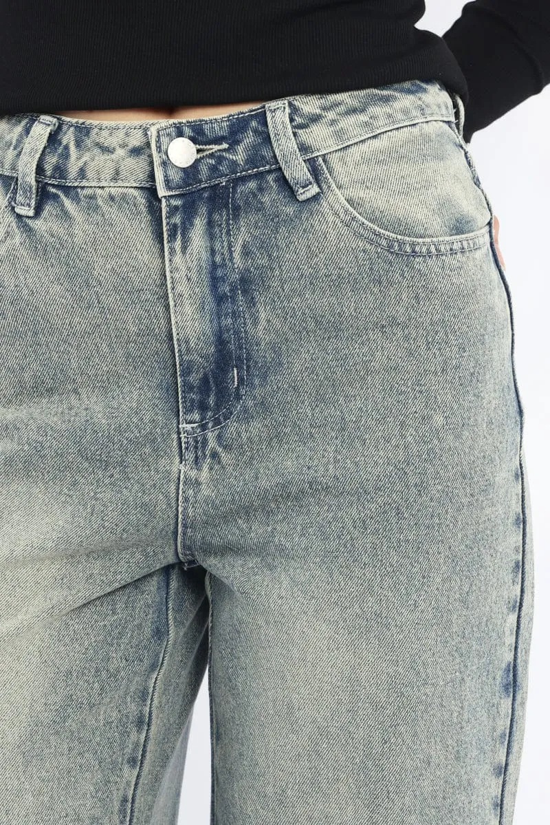 Denim Baggy Jeans Low Rise sold by Ally Fashion product image thumbnail 5