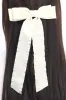 White Ruffled Hair Bow sold by Ally Fashion