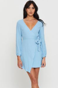 Blue Mini Dress Short Sleeve sold by Ally Fashion