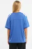 Blue Sport Tee V-neck sold by Ally Fashion
