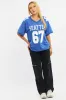 Blue Sport Tee V-neck sold by Ally Fashion