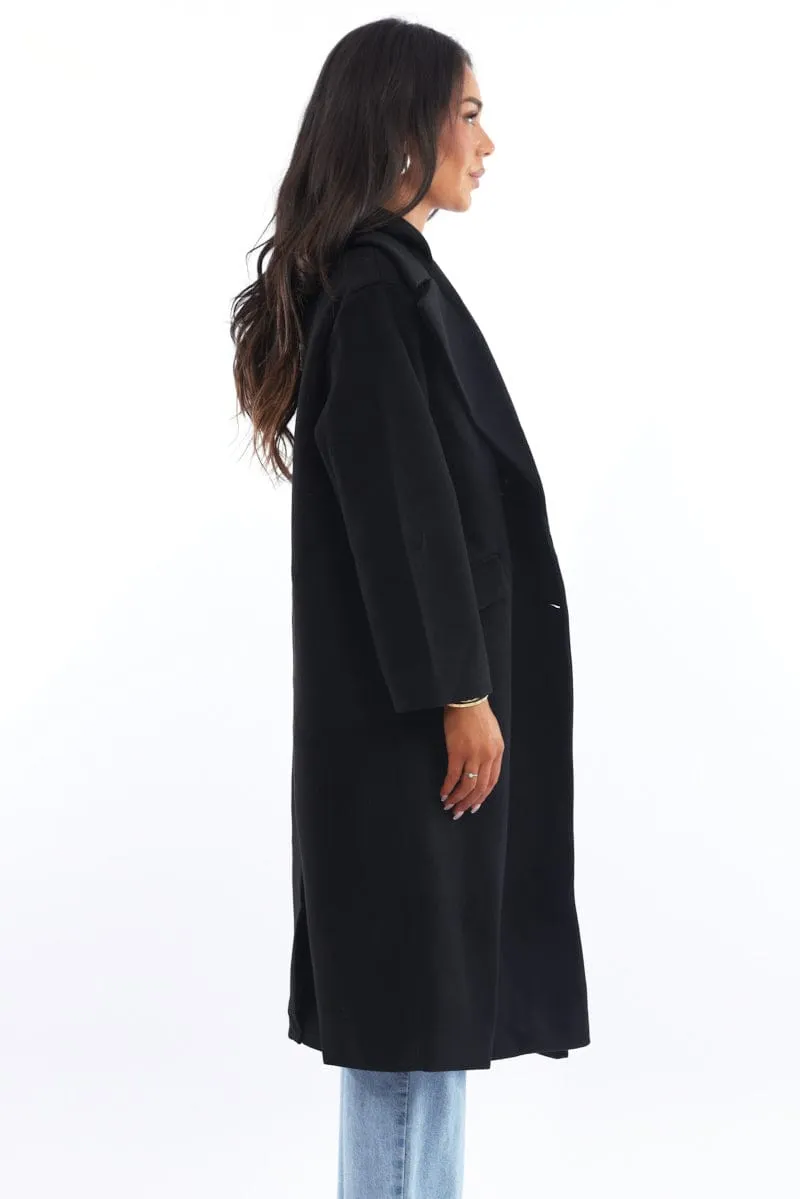 Black Coat Jersey Hood Insert sold by Ally Fashion product image thumbnail 3
