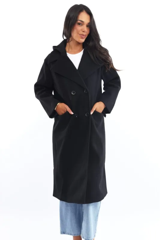 Black Coat Jersey Hood Insert sold by Ally Fashion