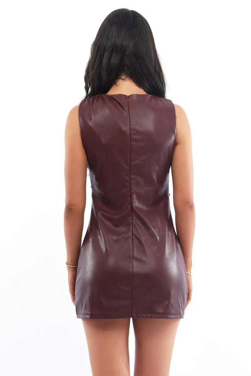 Red Mini Dress sold by Ally Fashion product image thumbnail 5