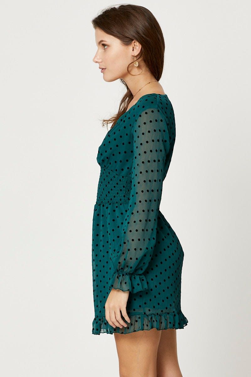 Polka Dot Skater Dress sold by Ally Fashion product image thumbnail 3