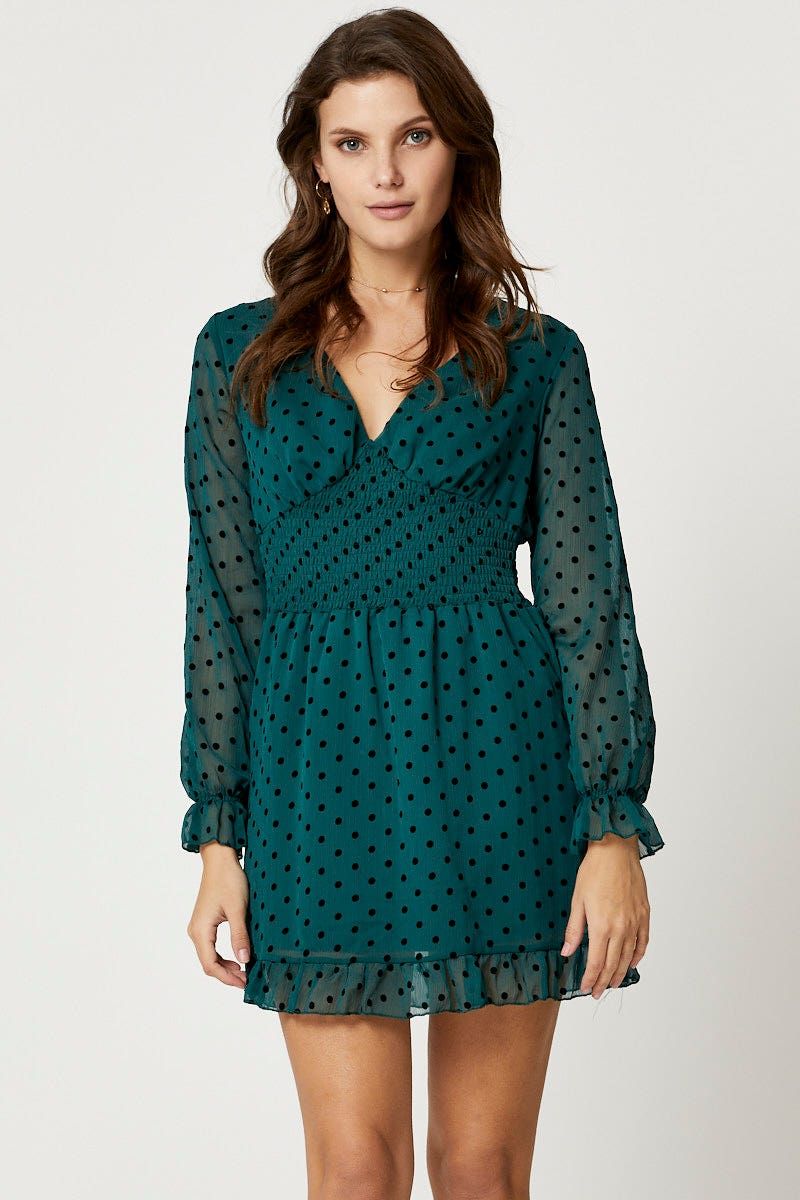 Polka Dot Skater Dress sold by Ally Fashion