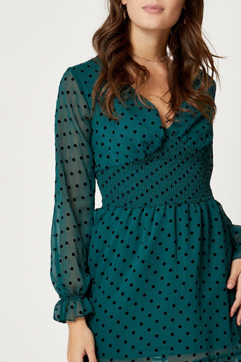 Polka Dot Skater Dress sold by Ally Fashion product image thumbnail 5