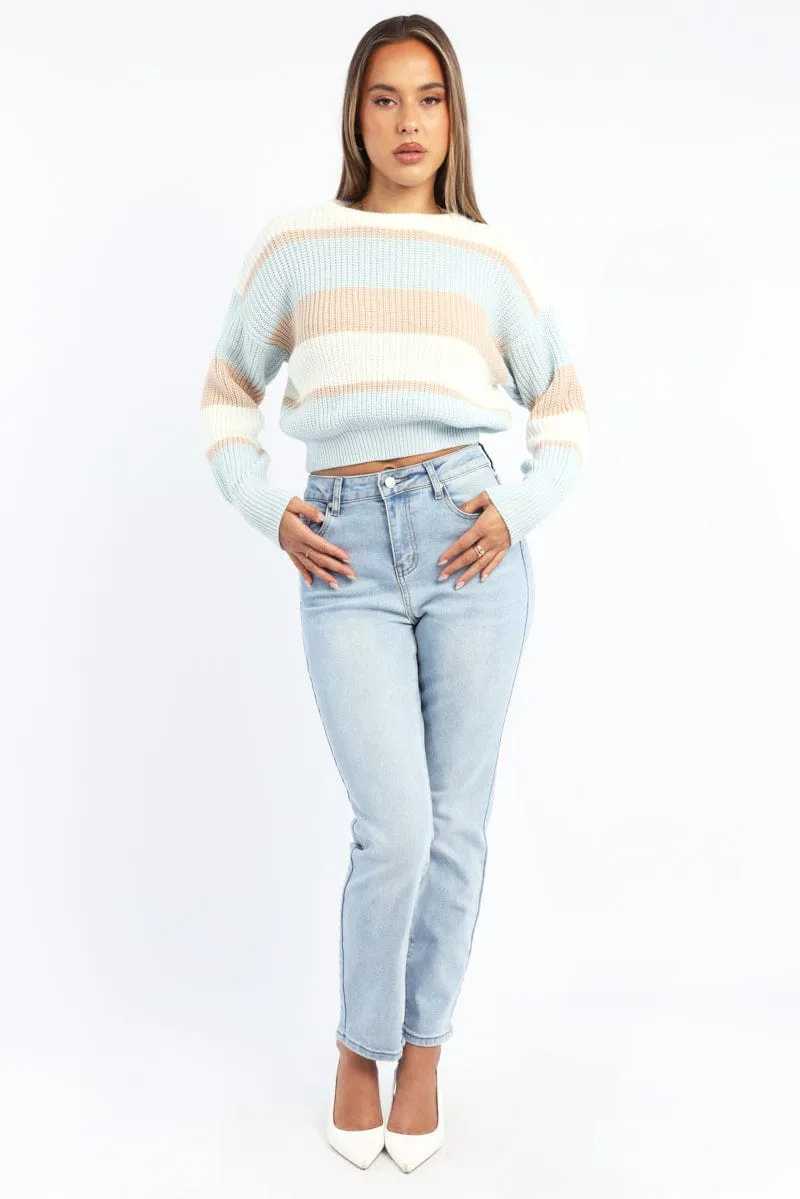 Denim Mom Jeans High Rise sold by Ally Fashion