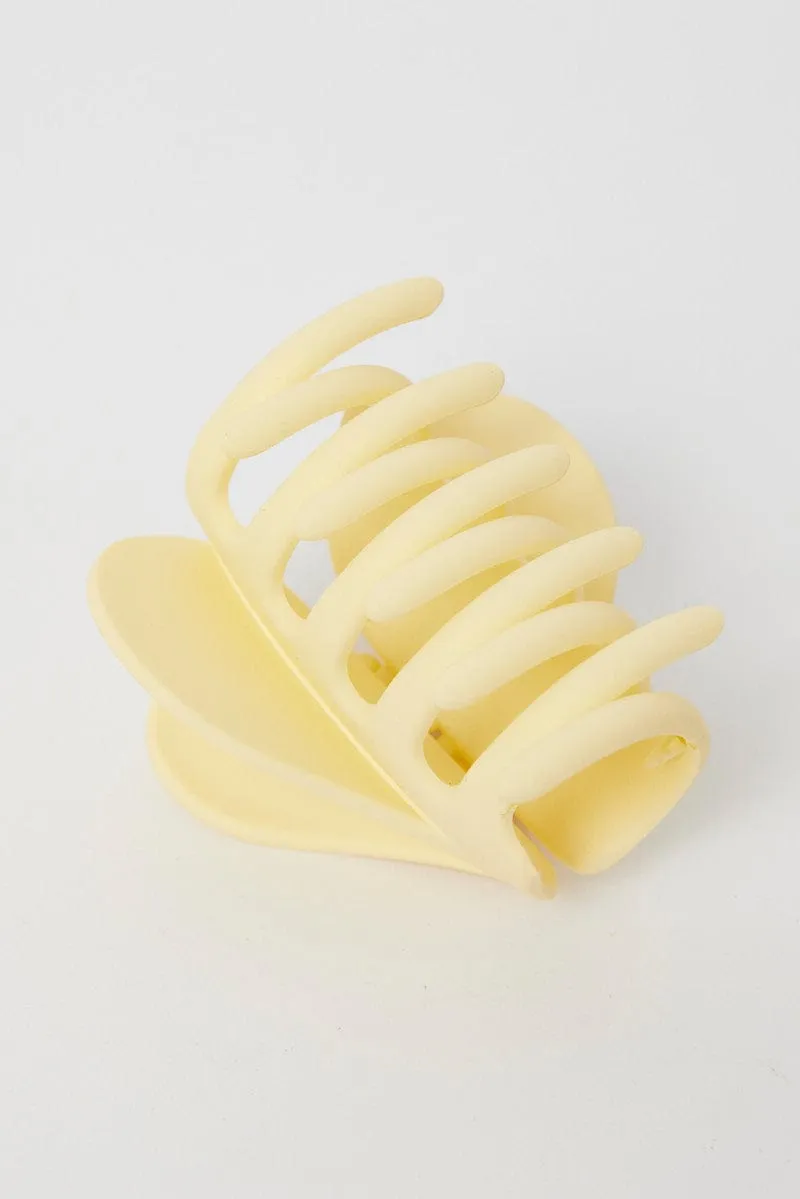 Yellow Heart Claw Clip sold by Ally Fashion product image thumbnail 2