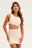 Pink Textured Crop Top Sleeveless sold by Ally Fashion