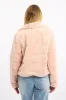 Pink Faux Fur Jacket With Lapel Collar sold by Ally Fashion