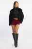 Black Faux Fur Jacket sold by Ally Fashion