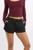 Black Track Shorts Elasticated Waist sold by Ally Fashion