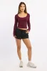 Black Track Shorts Elasticated Waist sold by Ally Fashion