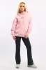Pink Graphic Hoodie sold by Ally Fashion