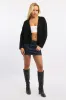 Black Oversized Cardigan Long Sleeve V-neck sold by Ally Fashion