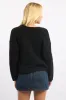Black Oversized Cardigan Long Sleeve V-neck sold by Ally Fashion