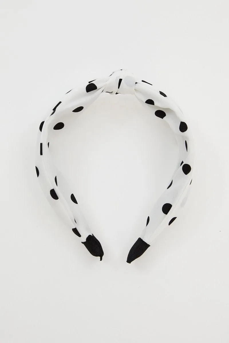 White Head Band sold by Ally Fashion product image thumbnail 2