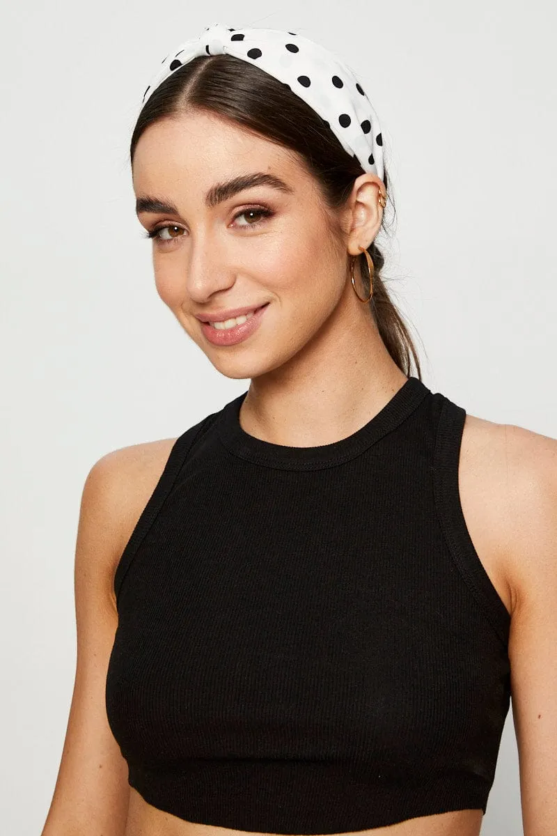 White Head Band sold by Ally Fashion