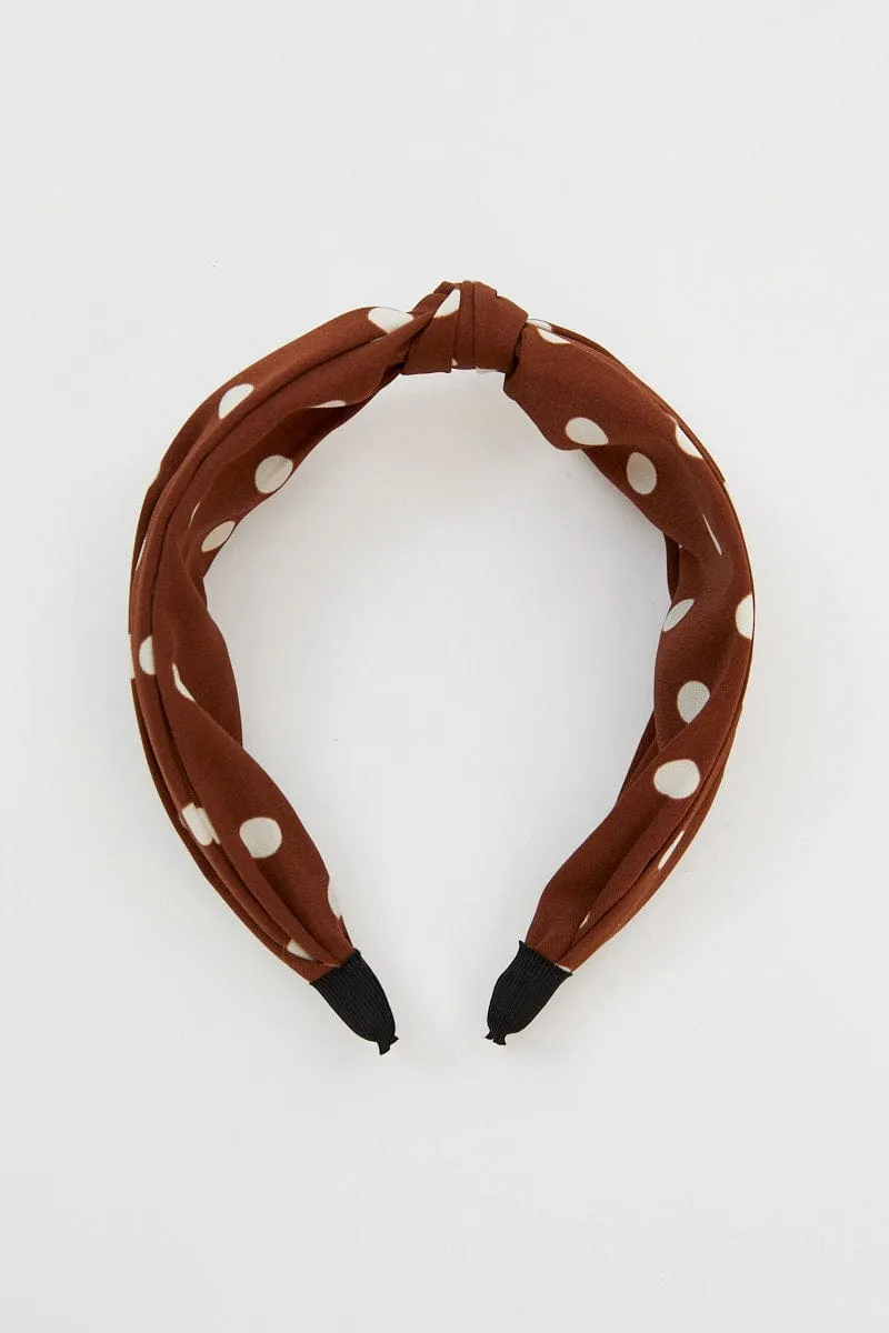 Brown Head Band sold by Ally Fashion product image thumbnail 2