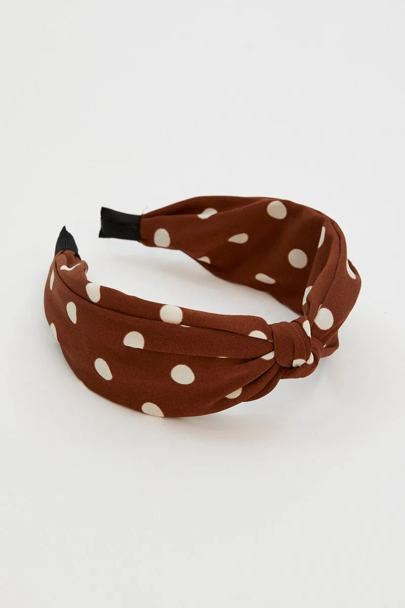 Brown Head Band sold by Ally Fashion product image thumbnail 3