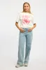 White Graphic Tee Short Sleeve sold by Ally Fashion