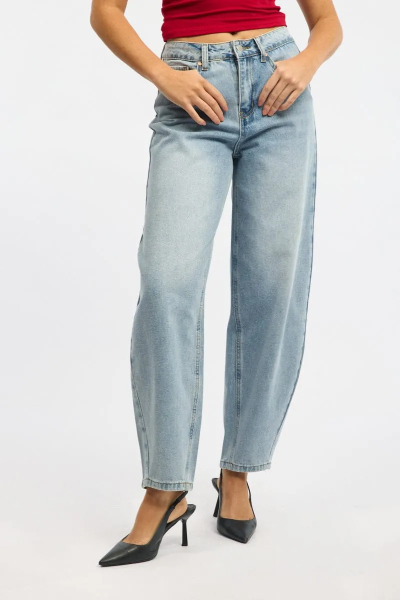 Denim Barrel Jeans sold by Ally Fashion product image thumbnail 2