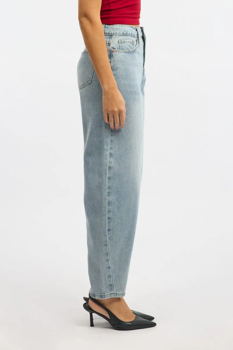 Denim Barrel Jeans sold by Ally Fashion product image thumbnail 3