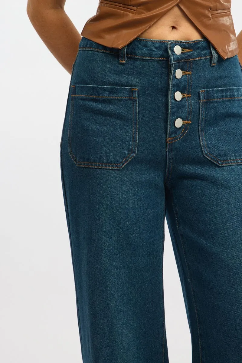 Denim Baggy Jeans Low Rise sold by Ally Fashion product image thumbnail 5
