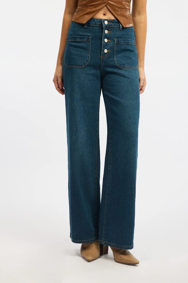 Denim Baggy Jeans Low Rise sold by Ally Fashion product image thumbnail 2