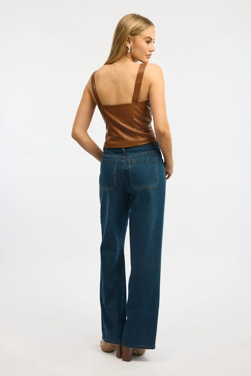 Denim Baggy Jeans Low Rise sold by Ally Fashion product image thumbnail 4