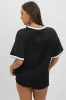 Black Sport Tee Short Sleeve sold by Ally Fashion