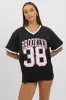 Black Sport Tee Short Sleeve sold by Ally Fashion