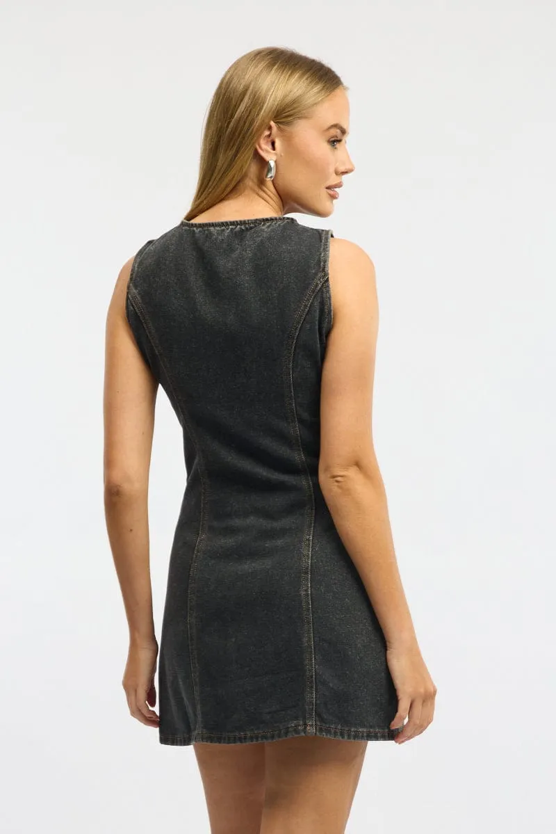 Black Bodycon Dress Mini sold by Ally Fashion product image thumbnail 4