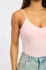 Pink Supersoft Bodysuit Sleeveless Bra Insert sold by Ally Fashion