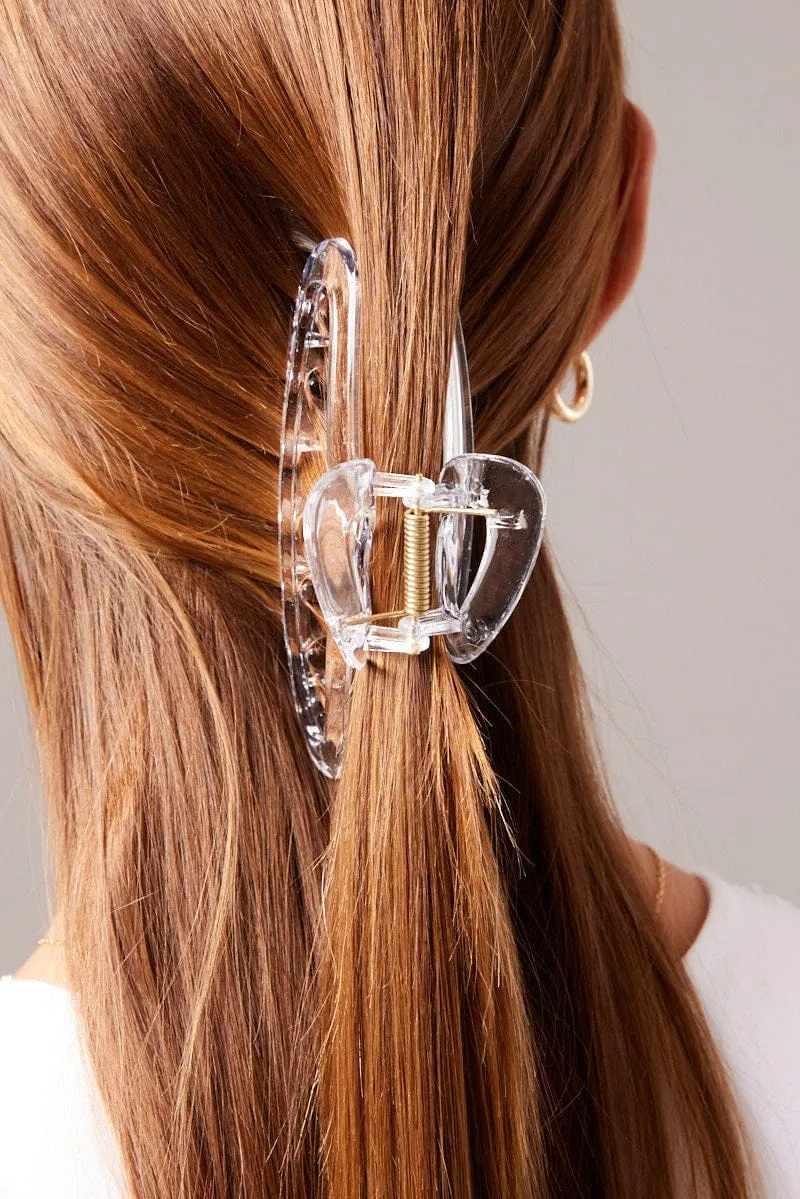 Metallic Claw Clip Intersecting sold by Ally Fashion product image thumbnail 2