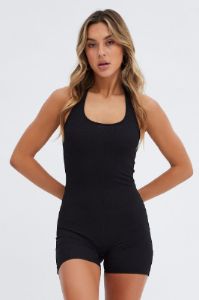 Black Unitard sold by Ally Fashion